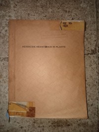 Image of . Herbicide resistance in plants