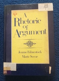 Image of A Rhetoric of Argument