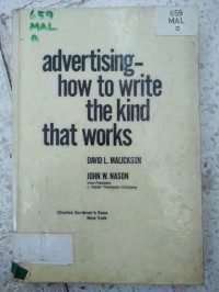 Image of ADVERTISING- HOW TO WRITE THE KIND THAT WORKS