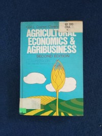 Image of AGRICULTURAL ECONOMICS AND AGRIBUSINESS