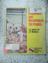 Image of Agricultural economics and marketing ini the tropics