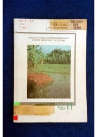 Image of AGRICULTURAL SYSTEMS RESEARCH FOR DEVELOPING COUNTRIES__001