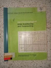 Image of AGROMETEOROLOGICAL CROP MONITORING AND FORECASTING