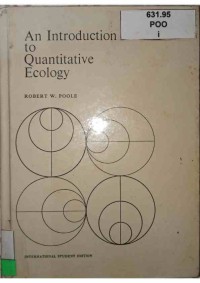 Image of AN INTRODUCTION TO QUANTITATIVR ECOLOGY_001