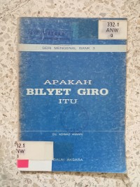 Image of APAKAH BILYET GRIO ITU