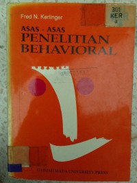 Image of ASAS ASAS PENELITIAN BEHAVIORAL