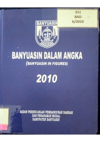Image of BANYUASIN DALAM ANGKA (BANYUASIN IN FIGURES) 2010