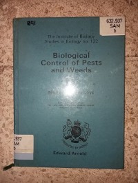 Image of BIOLOGICAL CONTROL OF PESTS AND WEEDS