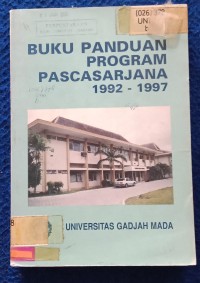 Image of BUKU PANDUAN PROGRAM PASCASARJANA