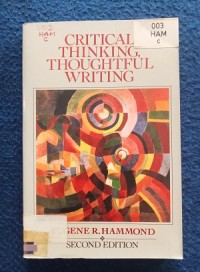 Image of CRITICAL THINKING THOUGHTGUL WRITING