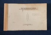 Image of DAFTAR KEADAAN KEBUN
