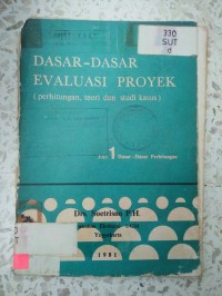 Image of DASAR DASAR EVALUASI PROYEK