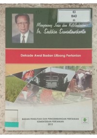 Image of DEKADE AWAL BADAN LITBANG PERTANIAN__001