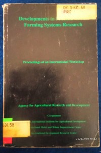 Image of DEVELOPMENTS IN FARMING SYSTEM RESEARCH