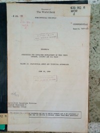 Image of documen of the world bank for official use only