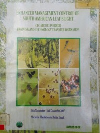 Image of ENHANCED MANAGEMENT CONTROL OF SOUTH AMERICAN LEAF BLIGHT_