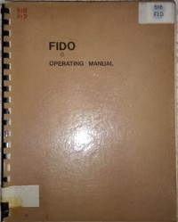 Image of FIDO OPERATING MANUAL