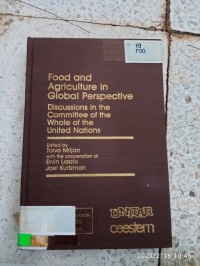 Image of FOOD AND AGRICULTURE IN GLOBAL PERSPECTIVE