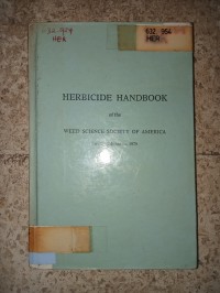 Image of Herbicide handbook