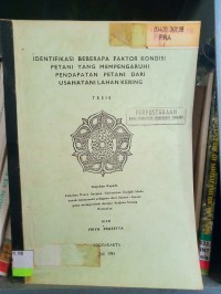 Image of identifikasi beberapa faktor kondisi petani_