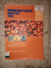 Image of INDONESIA PALM OIL DIRECTORY 2006
