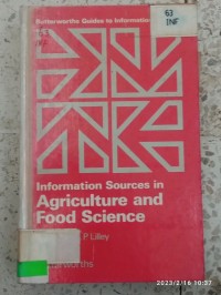 Image of INFORMATION SOURCES IN AGRICULTURE AND FOOD SCIENCE