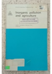 Image of INORGANIC POLLUTION AND AGRICULTURE__001