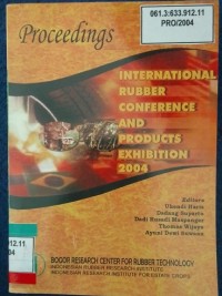 Image of INTERNATIONAL RUBBER CONFERENCE and products exhibition 2004