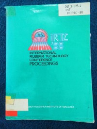 Image of INTERNATIONAL RUBBER TECHNOLOGY CONFERENCE PROCEEEDINGS