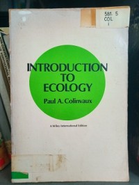 Image of INTRODUCTION TO ECOLOGY PAUL A COLINVAUX