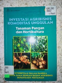 Image of investasi agribisnis komoditas unggulan