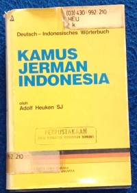 Image of KAMUS JERMAN INDONESIA