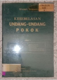 Image of KESEBELASAN UNDANG- UNDANG POKOK_001