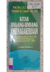 Image of KITAB UNDANG- UNDANG KETENAGAKERJAAN__001