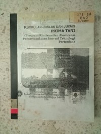 Image of KUMPULAN JUKLAK DAN JUKNIS PRIMA TANI