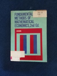 Image of LFINFAMENTAL METHODS OF MATHEMATICAL ECONOMICS, 2ND ED_