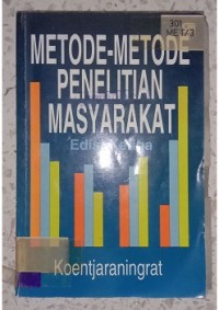 Image of METODE- METODE PENELITIAN MASYARAKAT__001