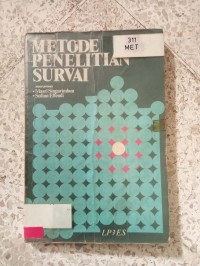 Image of METODE PENELITIAN SURVEI