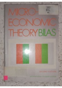 Image of MICROEONOMOIC THEORY BILAS__001