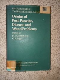 Image of ORIGINA OF PEST, PARASITIC, DISEASE AND WEED PROBLEMS