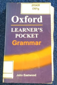 Image of Oxford LEARNETS'S POCKET Grammar