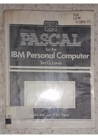 Image of PASCAL FOR THE IBM PERSONAL COMPUTER__001