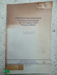 Image of Pedoman pelaksanaan peraturan pemerintah