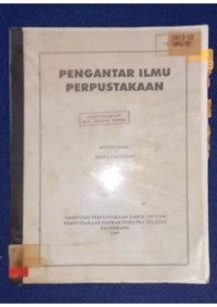 Image of PENGANTAR ILMU PERPUSTAKAAN