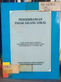Image of PENGEMBANGAN PASAR LELANG LOKAL