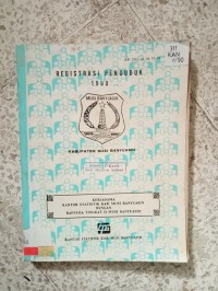 Image of PENGISTERASI PENDUDUK 1990