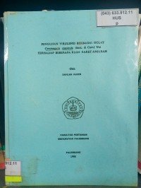 Image of pengujian virulensi berbagai isolat