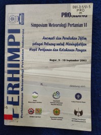 Image of PERHIMPI PERHIMPUNAN   METEOROLOGI  PERTANIANAN INDONESIA _