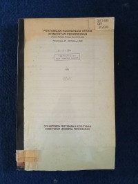 Image of PERTEMUAN KOORDINASI TEKNIS KOMODITAS PERKEBUNAN