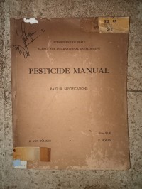 Image of PESTICIDE MENUAL